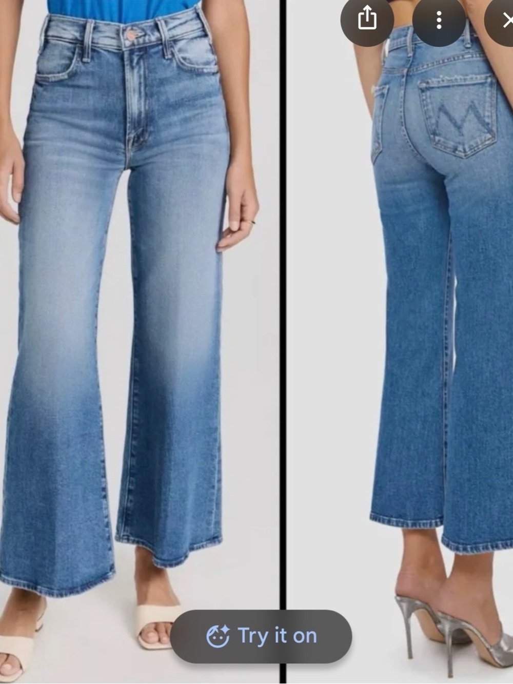 Mother the Hustler Roller ankle jeans size 27
